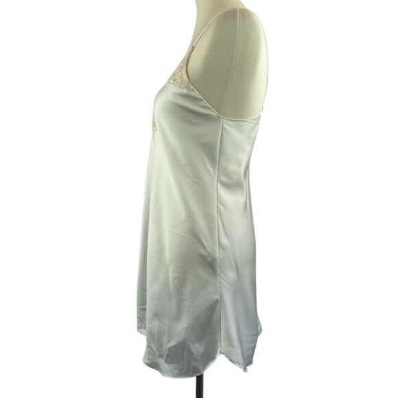 Vintage Victorias Secret Gold Label Slip Dress Chemise Nightgown Cream Ivory SM - Picture 3 of 12